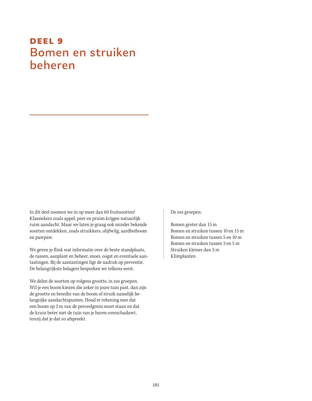 Pagina uit Fruit in de tuin: Bomen en struiken beheren, p. 180–181