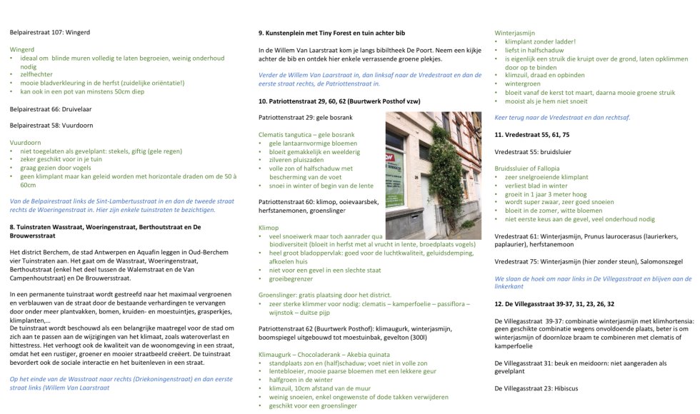 Gevelroute Oud-Berchem