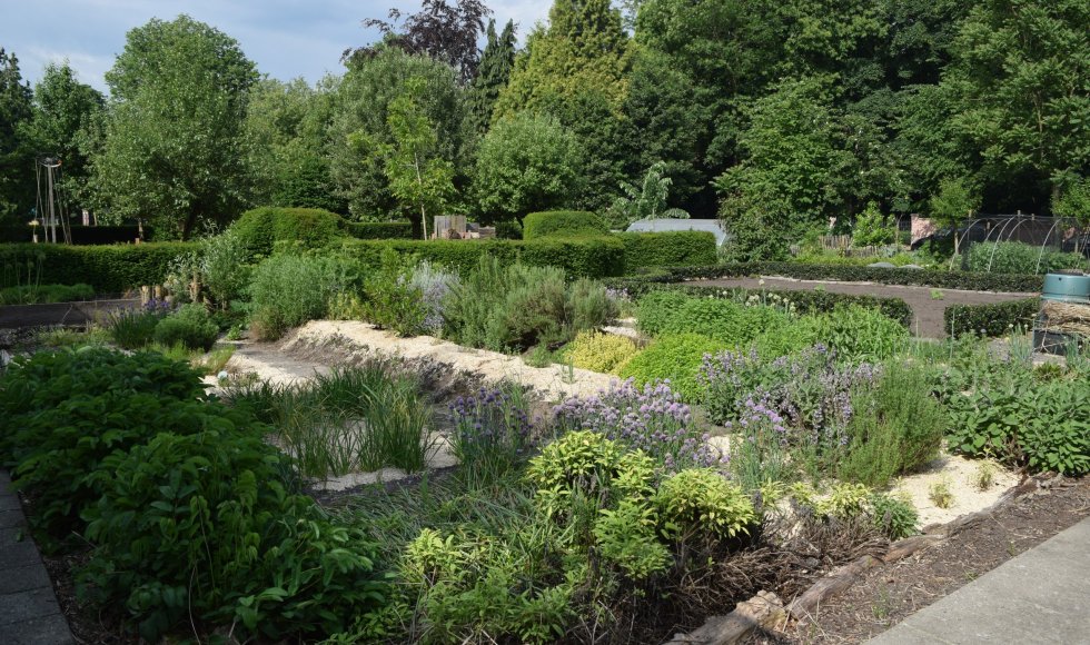 Biologische nuts- en kringlooptuin gemeente Brecht