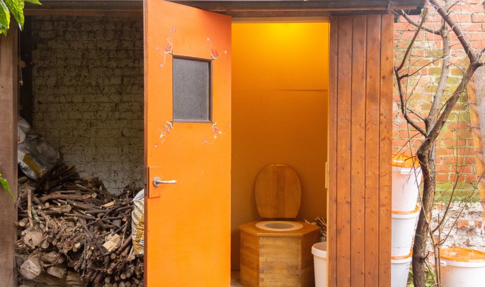 Kringlooptuin, ecotoilet en waterinfiltratie