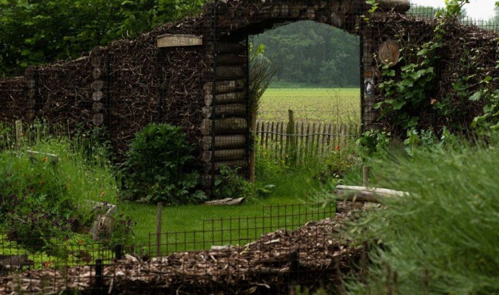 Ecologische kringlooptuin van het Comité Jean Pain