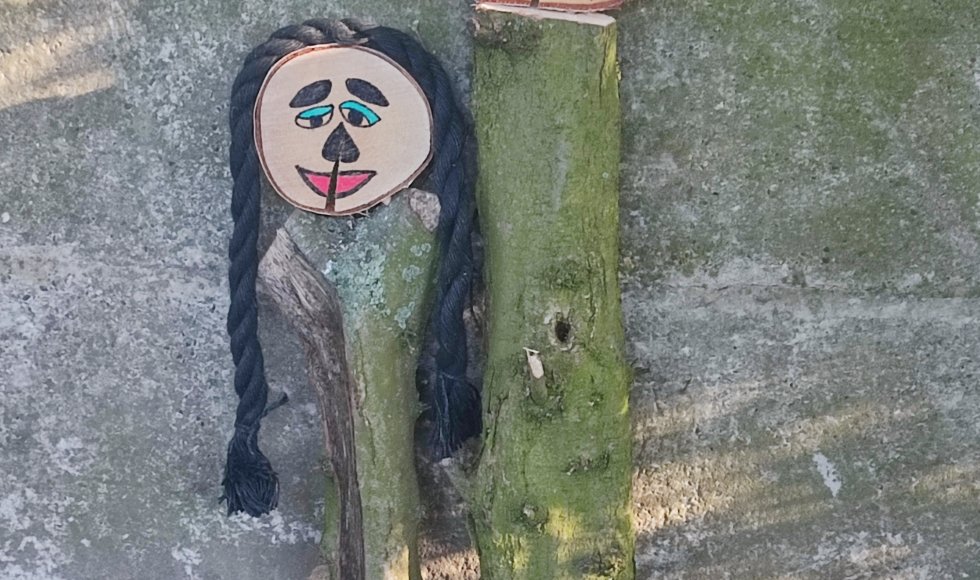 Kunstige tuin van Monique