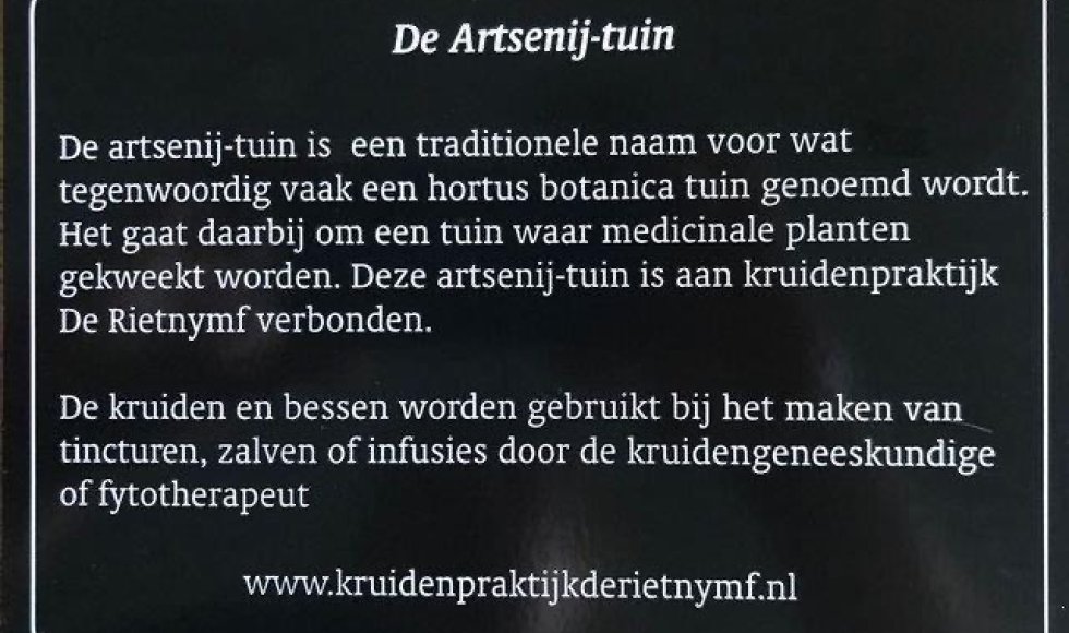 artsenijtuin
