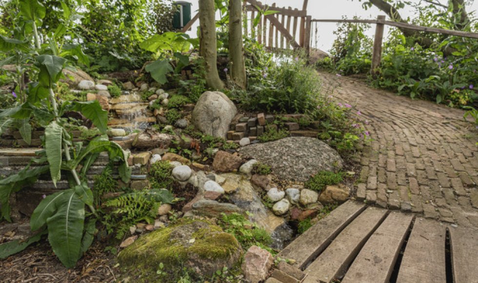 Temple garden van Floris en Sita