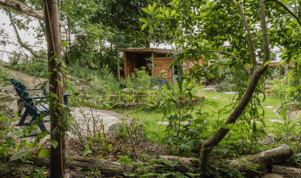 Temple garden van Floris en Sita