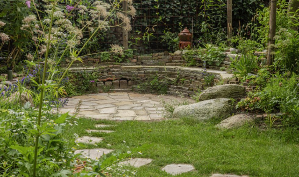 Temple garden van Floris en Sita