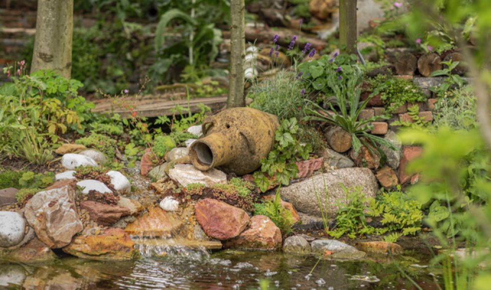 Temple garden van Floris en Sita