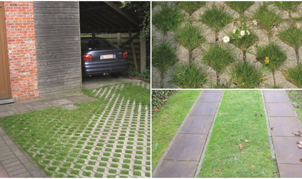 Waterdoorlatende oprit