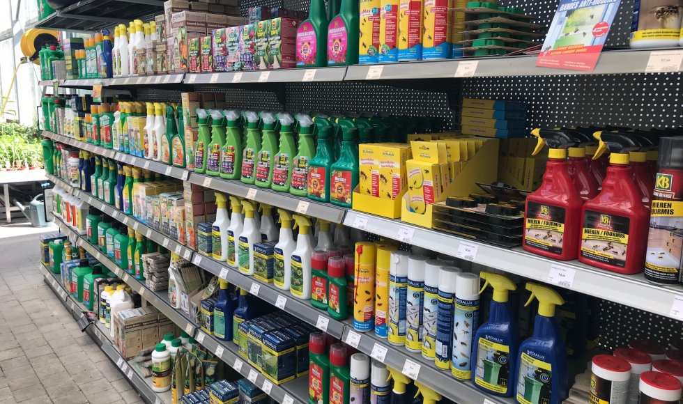 Pesticiden in winkelrek