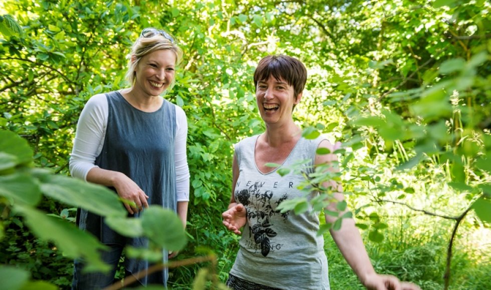 Roos Van Acker tijdens Velt-ecotuindagen