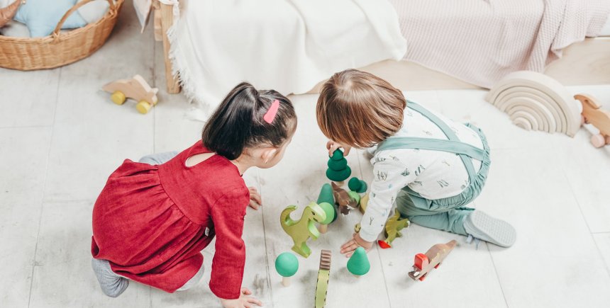 spelende kinderen