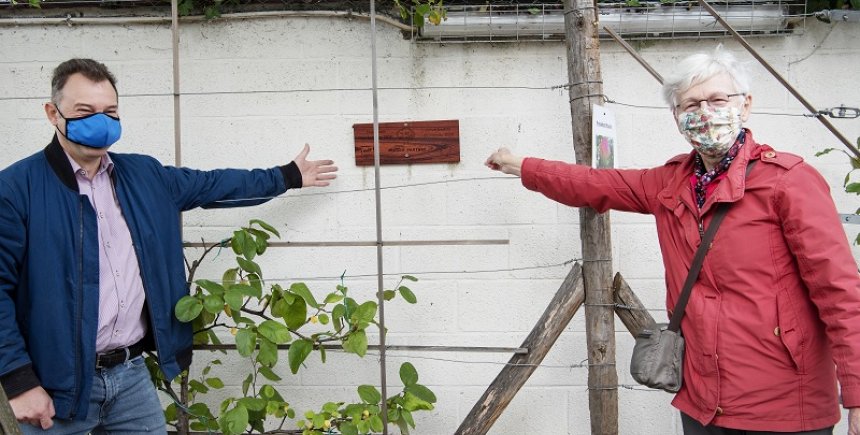 Winaar fruitboomverkiezing 2020 in Brussel