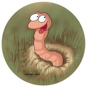 cartoon regenworm