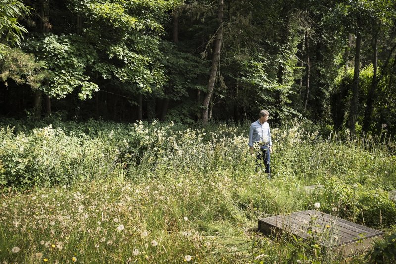 Parkeerterrein wordt tuin