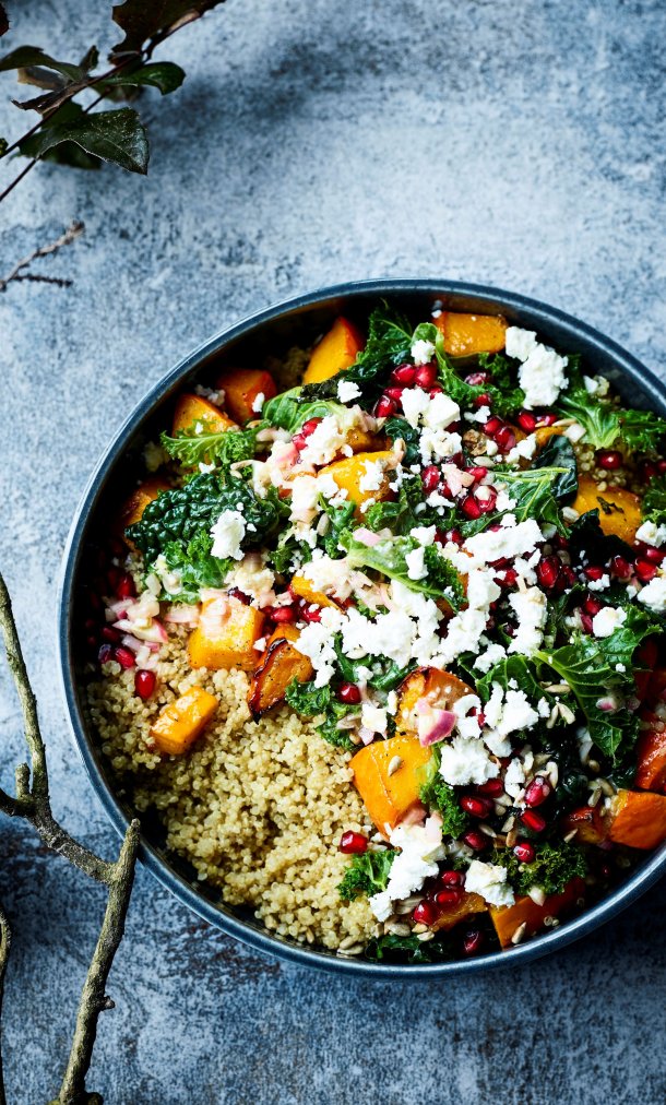 Slaatje boerenkool quinoa