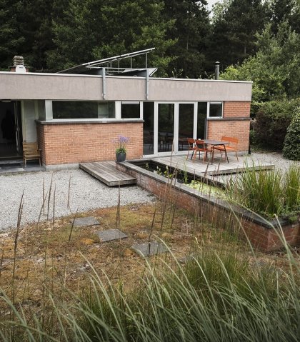 Parkeerterrein wordt tuin