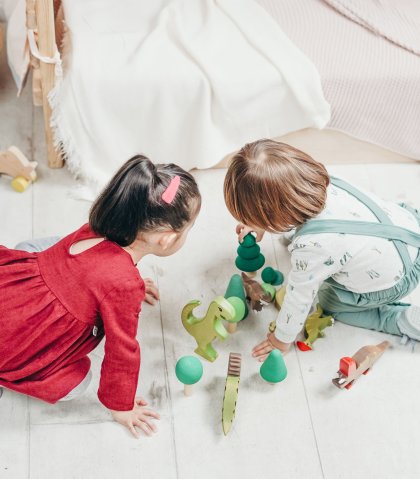 spelende kinderen