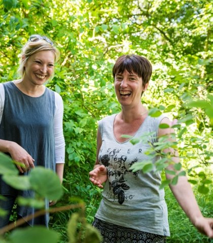 Roos Van Acker tijdens Velt-ecotuindagen