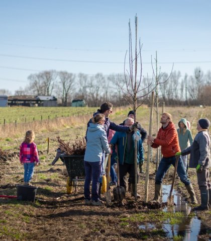 Aanplant voedselbosrand Schelle