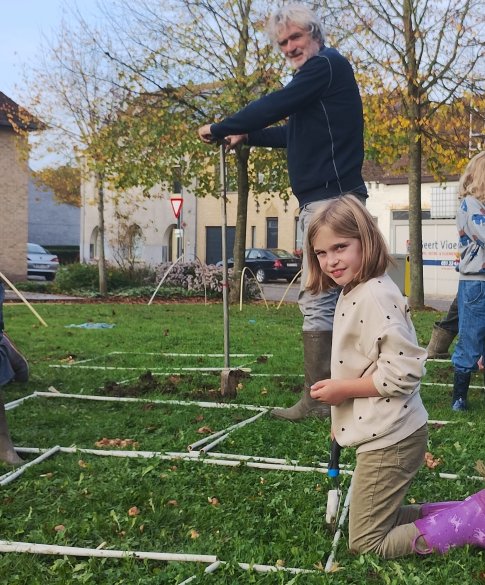 aanplant bloembollen Nieuwkappelle