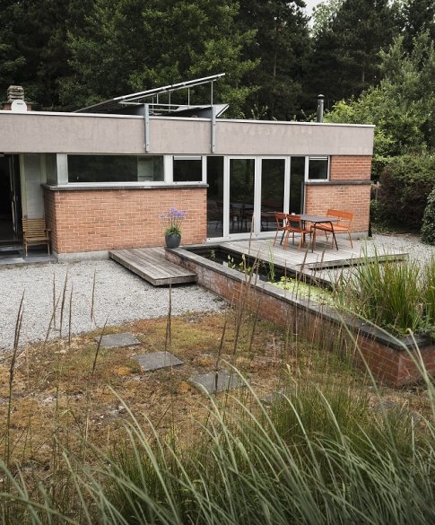 Parkeerterrein wordt tuin